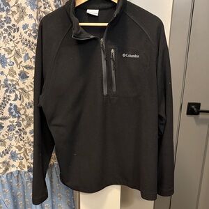 Columbia Men's Black Zip-Up Sweater